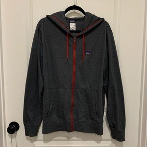 Patagonia Men's Gray Full-Zip Hoodie